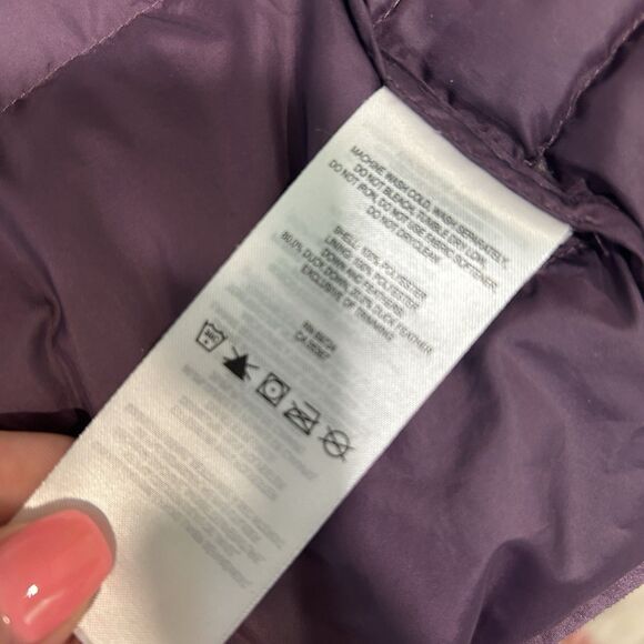 Columbia Women’s Puffer Jacket Extra Small Purple Warm Layering Zip Pockets - Picture 12 of 16